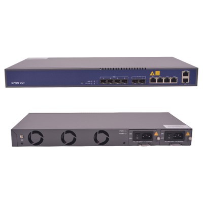 Gpon-OLT-4 PORT-G4V-verksmiðju-softel-ftth